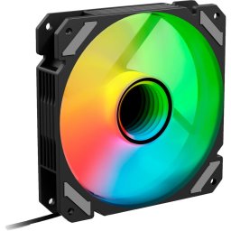 Ventilator Carcasa 120 mm "4044951042449" - Iluminare ARGB/RGB, 500 - 1500 RPM, Zgomot 26.8 dBA, PWM