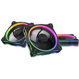 Ventilator Carcasa 120 mm Set 3 Bucati "90DA00I0-B09020" - Iluminare ARGB/RGB, 1600 RPM, Zgomot 21 dBA, Flux Aer 58 CFM