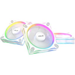 Ventilator Carcasa 120 mm Set 3 Bucati "90DA00I3-B09020" - Iluminare ARGB/RGB, 1600 RPM, Zgomot 21 dBA, Flux Aer 58 CFM