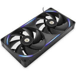 Ventilator Carcasa 140 mm "RF-U28PN-B1" - Iluminare ARGB/RGB, 2400 RPM, Zgomot 41 dBA, Flux Aer 116 CFM, PWM, Controller inclus, Lagar Fluid Dynamic