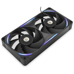 Ventilator Carcasa 120 mm "RF-U24PN-B1" - Iluminare ARGB/RGB, 3100 RPM, Zgomot 41 dBA, Flux Aer 104 CFM, PWM, Controller inclus, Lagar Fluid Dynamic