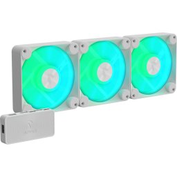Ventilator Carcasa 120 mm Set 3 Bucati "APF3-PF11257.21" - Iluminare ARGB/RGB, 1600 RPM, Zgomot 33.2 dBA, Flux Aer 74.6 CFM, PWM