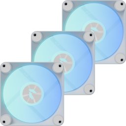Ventilator Carcasa 120 mm Set 3 Bucati "APF3-PF11267.21" - Iluminare ARGB/RGB, 1600 RPM, Zgomot 39.6 dBA, Flux Aer 62.9 CFM, PWM, Flux invers (reverse)