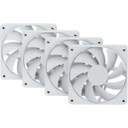 Ventilator Carcasa 120 mm Set 4 Bucati "FAN--FA12-WW-4" - 1500 RPM, Zgomot 28 dBA, Flux Aer 72 CFM, PWM, Lagar Fluid Dynamic