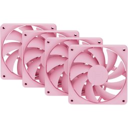 Ventilator Carcasa 120 mm Set 4 Bucati "FAN--FA12-SM-4" - 1500 RPM, Zgomot 28 dBA, Flux Aer 72 CFM, PWM, Lagar Fluid Dynamic