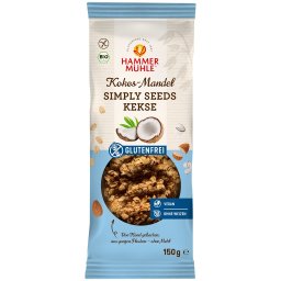Biscuiti crocanti din ovaz cu migdale si cocos, fara gluten bio 150g