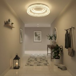 Lustra LED WON Nobile 67W, 30 cm, 3 tipuri de lumina, alb