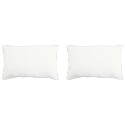 Perna 2 pcs Alb 30 x 50 cm Fibra de bambus GartenMobel Dekor