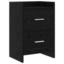 Mese de noptiera Stejar Negru 40 x 30 x 60 cm Lemn prelucrat GartenMobel Dekor