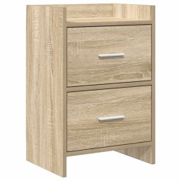 Mese de noptiera Stejar Sonoma 40 x 30 x 60 cm Lemn prelucrat GartenMobel Dekor