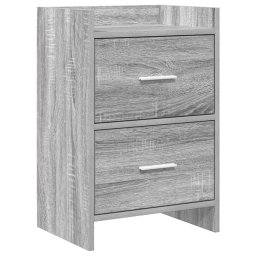 Mese de noptiera Sonoma gri 40 x 30 x 60 cm Lemn prelucrat GartenMobel Dekor