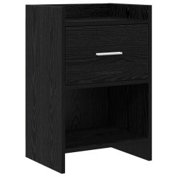 Mese de noptiera Stejar Negru 40 x 30 x 60 cm Lemn prelucrat GartenMobel Dekor