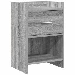 Mese de noptiera Sonoma gri 40 x 30 x 60 cm Lemn prelucrat GartenMobel Dekor
