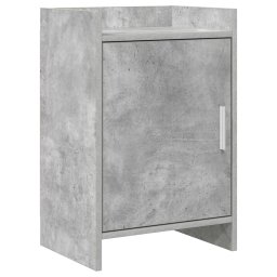 Mese de noptiera Gri Beton 40 x 30 x 60 cm Lemn prelucrat GartenMobel Dekor