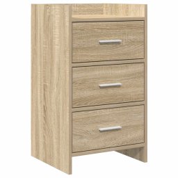 Mese de noptiera Stejar Sonoma 40 x 36 x 70 cm Lemn prelucrat GartenMobel Dekor