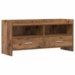 Cabinet TV 100 x 33 x 47 cm Lemn vechi Lemn prelucrat GartenMobel Dekor