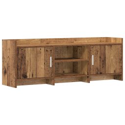 Cabinet TV 130 x 33 x 47 cm Lemn vechi Lemn prelucrat GartenMobel Dekor