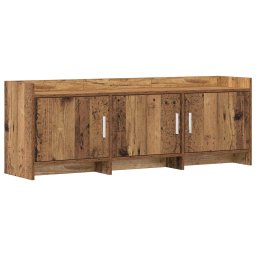 Cabinet TV 130 x 33 x 47 cm Lemn vechi Lemn prelucrat GartenMobel Dekor