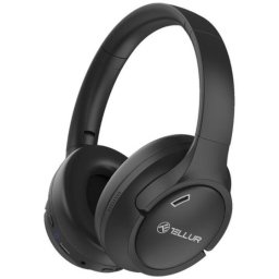 Casti Over-ear Bluetooth Tellur Vibe, ANC - Active Noise Cancelling, Negru