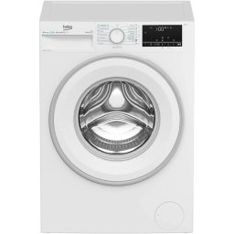 Masina de spalat rufe Beko B3WFU410415WWES, 10 kg, 1400 RPM, Clasa A, Motor ProSmart Inverter, Recycled Tub, Hygiene+, SteamCure, IronFast, AddXtra, Alb