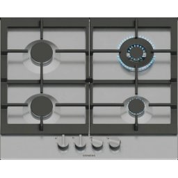 Plita gaz Siemens EC6A5HI90, 4 zone de gatit, 60 cm, Otel inoxidabil