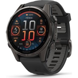 Smartwatch Garmin Fenix 8, 1.3 inch, Curea silicon, Negru