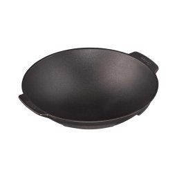 Tigaie Wok din fonta 35 cm pentru sistemul culinar modular Enders 7797, Negru