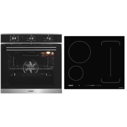 Pachet Samus ONL43 Cuptor incorporabil Samus SC628GX9, 2800 W, 75 l, 9 Functii, Grill, Clasa A (Negru/Inox) + Plita incorporabila Samus PSI-64BG9, Inductie, 7000 W, 3 Zone de gatit, Negru
