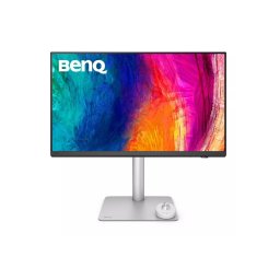 Monitor curbat IPS LED BenQ PD2730S, 27", 5 K 5120 x 2880, 5 ms, 60 Hz, HDMI, DisplayPort, Boxe, Pivot, Argintiu