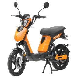 Scuter electric, fara permis, Samus Chicago-18T800-48V26-Orange, viteza maxima 25 km/h, autonomie 90 km, motor 800 W, acumulator 48 V 26 Ah, sarcina maxima 152 kg, afisaj LCD color, jante aluminiu, Portocaliu