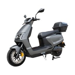 Scuter electric Samus Modena-25-12T2000-72V23-Gray, 1200W, maxima de 25 km/h si autonomie de pana la 85 km, acumulator 72V23AH, tip baterie Plumb Acid, Gri