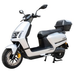 Scuter electric Samus Modena-25-12T2000-72V23-Silver, 1200W, Viteza Maxima 25 km/h, Acumulator 72V23AH, Tip baterie Plumb Acid, Autonomie 85 km, Argintiu