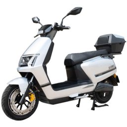 Scuter electric Samus Modena-45-12T2200-72V23-Gray, 1200W, Viteza Maxima 45 km/h, Acumulator 72V23AH, Tip baterie Plumb Acid, Autonomie 57 km, Gri-Argintiu