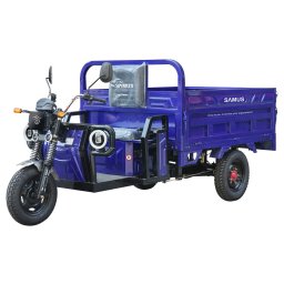 Triciclu electric cargo Samus Texas-25-1.7-72V58 Blue, 1500W, Viteza Maxima 25 km/h, Acumulator 72V/ 58 Ah, Tip baterie plumb acid, Autonomie 40 -50 km, Albastru
