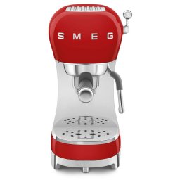 Espressor manual Smeg ECF02RDEU, 1350 W, 15 bar, 1.1 L, 3 setari temperatura, Rosu