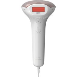 Epilator IPL Philips Lumea Advanced BRI920/00, 250000 impulsuri luminoase, Tehnologie SensoAdapt, Trimmer inclus, Alb-Roz