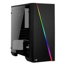 Carcasa PC Aerocool CYLON Mini RGB, MiniTower, Iluminare RGB, Negru