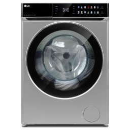 Masina de spalat rufe LDK Queen3 914DDMTS, Clasa A, Capacitate 9 Kg, 1400 rpm, 14 programe, Control Touch, Steam, Super Spa, My Cycle, Amanare pornire, Prespalare, Intensiv, Motor Inverter, Argintiu