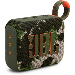 Boxa portabila JBL Go 4 Squad, 4.2 W, Bluetooth, Autonomie 7 ore, IP67, Verde Camuflaj