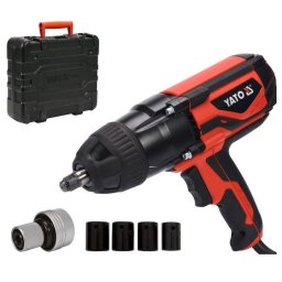 Masina de gaurit si insurubat cu impact, Yato YT-82021, viteza de rotatie 2600 rpm, 1020 W, cuplu maxim 600 Nm, valiza plastic, accesorii