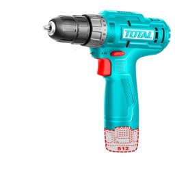Masina de gaurit si insurubat, Total TDLI12428, 12V, 1.5Ah, LI-Ion, LED, 750Rpm, 20Nm, baterie inclusa, fara incarcator