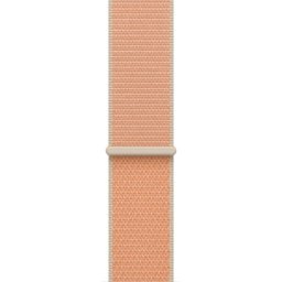 Curea Apple MHYV4ZM/A, pentru Apple Watch 46 mm, Sport Loop, Cantaloupe