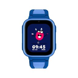 Ceas inteligent pentru copii LAGENIO K10, 4G, Ecran AMOLED 1.8", 64MB RAM, 128MB Flash, Camera 0.3MP, RTOS, Tracking GPS, Apel Video, Mesaje, Control Parental, Ceas cu Alarma, 950mAh, varsta intre 5-14, Albastru