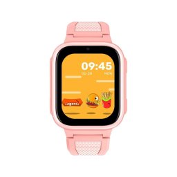 Ceas inteligent pentru copii LAGENIO K10, 4G, Ecran AMOLED 1.8", 64MB RAM, 128MB Flash, Camera 0.3MP, RTOS, Tracking GPS, Apel Video, Mesaje, Control Parental, Ceas cu Alarma, 950mAh, varsta intre 5-14, Roz