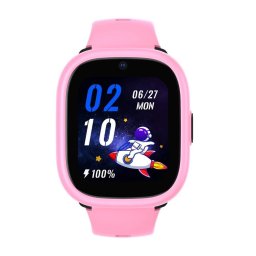 Ceas inteligent pentru copii LAGENIO K3, 4G, Ecran AMOLED 1.78", 48MB RAM, 128MB Flash, Camera 0.3MP, RTOS, Tracking GPS, Apel Video, Mesaje, Control Parental, Ceas Alarma, 680mAh, varstaintre 5-14 ani, Roz