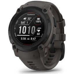 Ceas inteligent Garmin Instinct E, 40 mm, GPS, Android/iOS, autonomie pana la 14 zile, tip afiasj monocrom, vizibil in lumina soarelui, memory-in-pixel (MIP) transreflectiv, rezolutie afisaj 166 x 166 pixeli, curea Charcoal, Negru