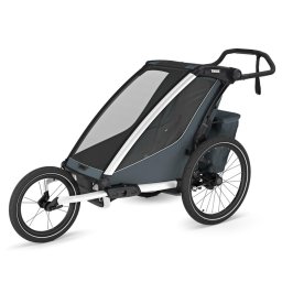 Carucior multisport single Thule Chariot Cross 2, Gri Ardezie