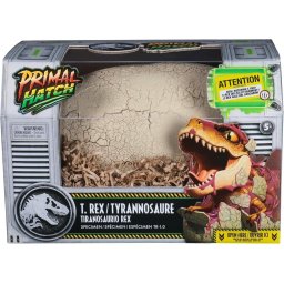 Jucarie interactiva Spin Master Primal Hatch - Jurassic World T-Rex, Varsta 3+, Multicolor