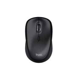 Mouse wireless Trust TM-201 ECO, 800-1600 DPI, 3 butoane, RF 2.4GHz, 83% plastic reciclat, Negru