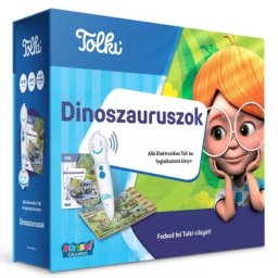 Tolki: Dinozaurii - carte interactivă într-un set, în lb. maghiară